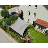 Sonnensegel Sonnenschutz Sonnendach UV-Schutz - rechteckig - grau Grindi - 12