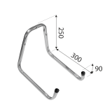 WANDHAKEN, GARAGEHALTER, GERÄTEHAKEN, GARAGEN HAKEN - HO Velano - 2