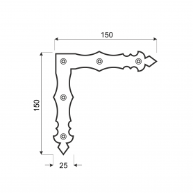Möbelwinkel dekorativ - NAD DMX - 2