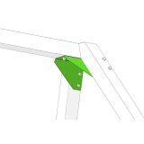 Schaukelverbinder Holzverbinder Schaukel - Kantholz grün - GHL 3 Grindi - 3