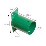 Schaukelverbinder Holzverbinder Schaukel -  Wandverbinder Ø100 grün - GHL 2 Grindi - 3