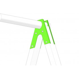 Schaukelverbinder Holzverbinder Schaukel - Rundholz  rot - GHL 4 Grindi - 2