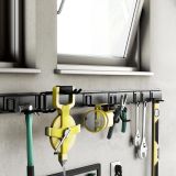 9-tlg. Satz Gerätehalter Set, Hakenset, Garagen haken, Werkzeughalter - Goliat SGK Velano - 5