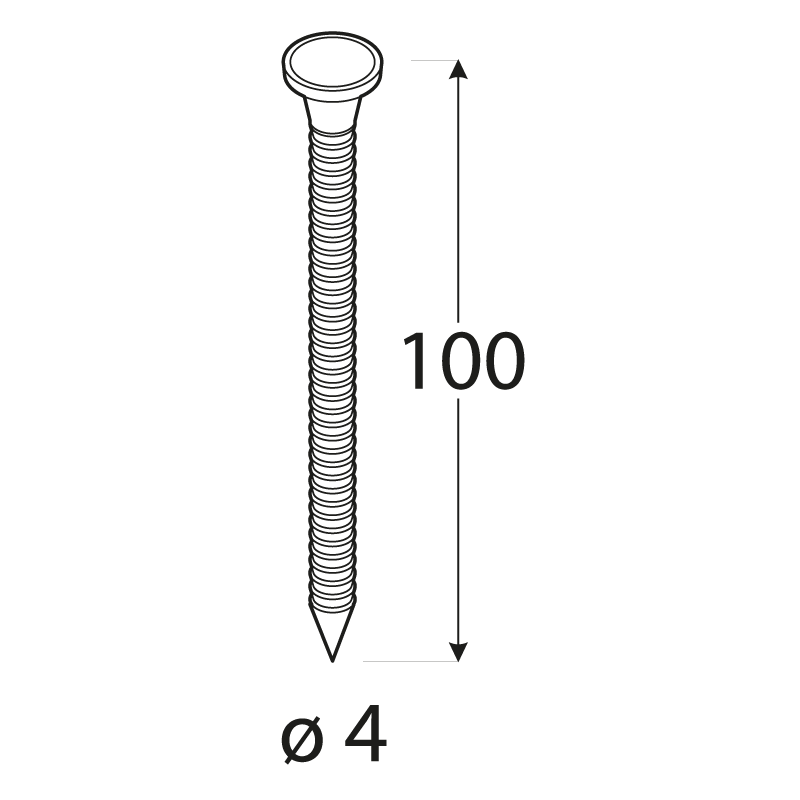 Zimmermannsnägel Holzkonstruktion Nägel ANCHOR - 1 kg - ANG DMX - 7