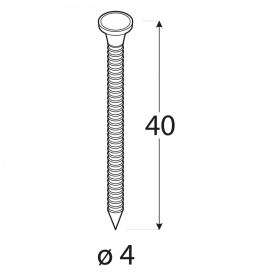 Zimmermannsnägel Holzkonstruktion Nägel ANCHOR - 1 kg - ANG DMX - 3