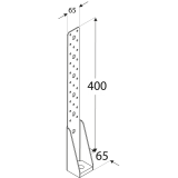 Anker verstärkt Zuganker 400x65x65x2,5 mm - KKB Großpack DMX - 2