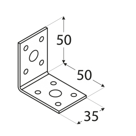 Winkelverbinder Holzverbinder Balkenverbinder - KL DMX - 2