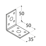 Winkelverbinder Holzverbinder Balkenverbinder - KL DMX - 2