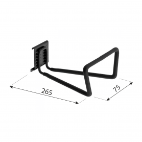 Gerätehalter für Set Goliat, Werkzeughalter, Garagen haken SGH6 - 265x75 Velano - 2