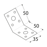 Winkelverbinder 135° abgewinkelt - KLR1 DMX - 2