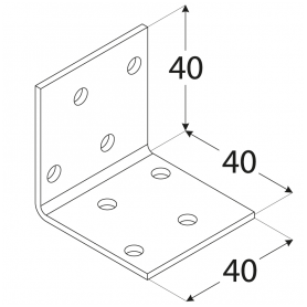 Lochplattenwinkel - KM DMX - 2