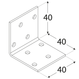 Lochplattenwinkel - KM DMX - 2