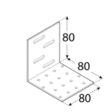 Winkelverbinder Holzverbinder Verstellwinkel - KMR rechts Großpack DMX - 4