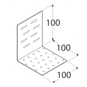 Winkelverbinder Holzverbinder Verstellwinkel - KMR rechts Großpack DMX - 6