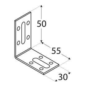 Winkelverbinder Holzverbinder Verstellwinkel - KRD Großpack DMX - 2