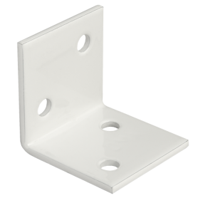 Holzverbinder Breitwinkel 30x30x30x1,5 mm weiss - KSB 1 Großpack DMX - 1