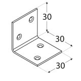 Winkelverbinder Holzverbinder Breitwinkel verzinkt - KSO Großpack DMX - 2