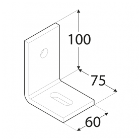 Betonwinkel feuerverzinkt - LB Großpack DMX - 4