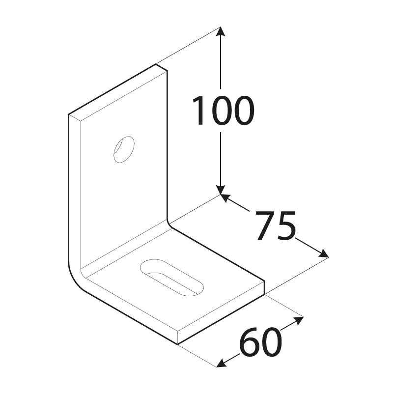 Betonwinkel feuerverzinkt - LB Großpack DMX - 4