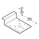 Z-Typ Verbinder Winkelverbinder Holzverbinder - LZ Großpack DMX - 2