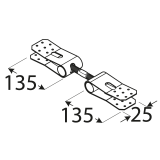 Windverbandanschlüss komplett mit Schrauben - NT Großpack DMX - 2