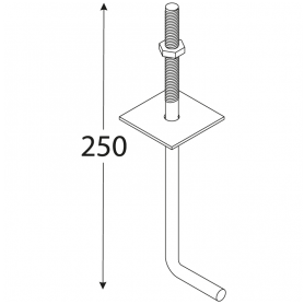 Stützenschuh zum Einbetonieren Bauanker - SK DMX - 2