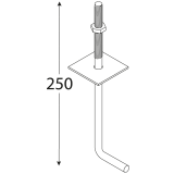 Stützenschuh zum Einbetonieren Bauanker - SK DMX - 2