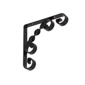 Regalhalter, Regalkonsole Dekorative - Ornament Stahl - WO Velano - 1