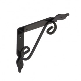 Regalhalter, Regalkonsole Dekorative - Stahl - WOZ Velano - 1