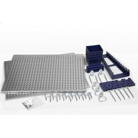 Werkzeugwand Werkstattwand Werkzeughalter 34 Teile - PGT 1 Velano - 3