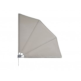 Terasse Markise Windschutz Seitenwand 140x140 - Bora, grau Grindi - 1