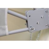 Terasse Markise Windschutz Seitenwand 140x140 - Bora, grau Grindi - 4