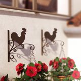 Blumenhalter, Wandblumenhalter, Blumentopfhalter - UK 4 Hahn 300x280 Velano - 4