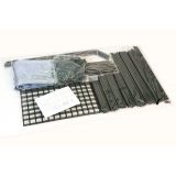 Foliengewächshaus Treibhaus Pflanzenhaus mit Regal - 143x143x195 Grindi - 10