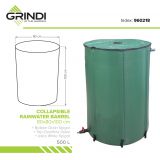 Regenwassertank Regentonne Regenwasserfass- 500L - Faltbar Grindi - 9