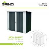 Metall-Gartenschrank 86x147x134 - Semi Grindi - 12