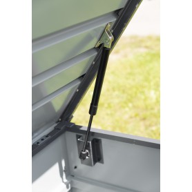 Metall-Gartenbox Kissenbox Auflagenbox 400l - 130x61x62 - Orto Grindi - 4