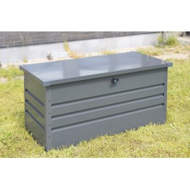 Metall-Gartenbox Kissenbox Auflagenbox 400l - 130x61x62 - Orto Grindi - 2