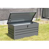 Metall-Gartenbox Kissenbox Auflagenbox 400l - 130x61x62 - Orto Grindi - 3
