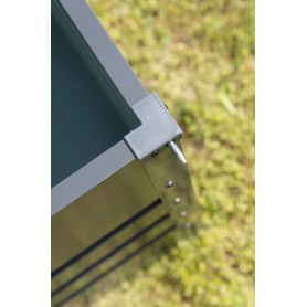 Metall-Gartenbox Kissenbox Auflagenbox 400l - 130x61x62 - Orto Grindi - 5