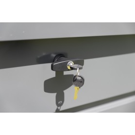 Metall-Gartenbox Kissenbox Auflagenbox 400l - 130x61x62 - Orto Grindi - 6