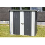 Metall-Gartenschrank 86x147x134 - Semi Grindi - 2