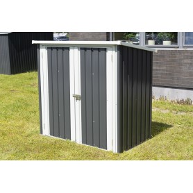 Metall-Gartenschrank 86x147x134 - Semi Grindi - 3