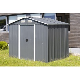 Gerätehaus Geräteschuppen Gartenhaus aus Metall - Fiori III 174x236x190 Grindi - 11