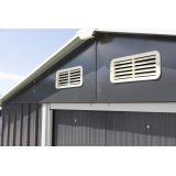 Gerätehaus Geräteschuppen Gartenhaus aus Metall - Fiori III 174x236x190 Grindi - 6