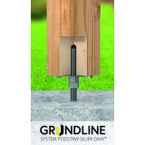 Stützenfuß Pfostenträger höhenverstelbar Gewinde - PPSR GRUNDLINE - 8