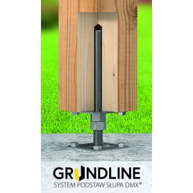 Stützenfuß Pfostenträger höhenverstelbar Gewinde - PSRP GRUNDLINE - 8