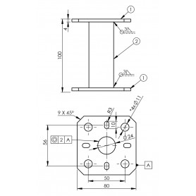 Stützenfuß Pfostenträger Pfostenanker - Feuerverzinkt - PMF GRUNDLINE - 6