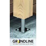 Stützenfuß Pfostenträger Pfostenanker - Feuerverzinkt - PMF GRUNDLINE - 8