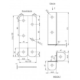 Stützenfuß Pfostenträger Pfostenanker - Feuerverzinkt - PSB GRUNDLINE - 5